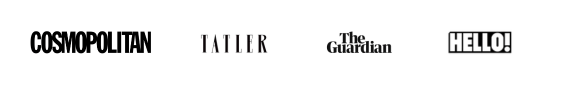 Cosmopolitan, Tatler, The Guardian, Hello!